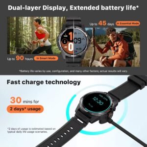 TicWatch Atlas Black Smartwatch